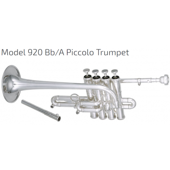 KÈN INSTRUMENTS - TRUMPETS-Model 920 Bb-A Piccolo Trumpet